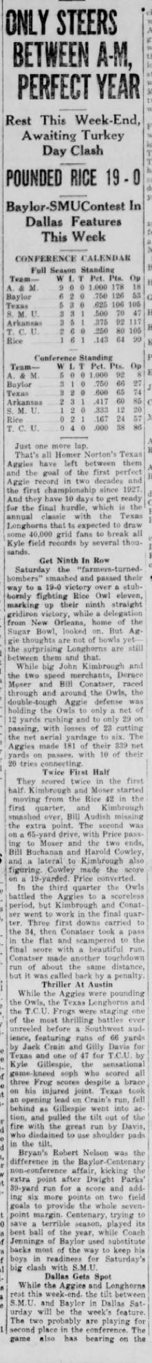 The Eagle Archives: November 20, 1939